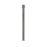 Crown Top Rope Stanchion with Fixed Base - Montour Line CXLineF - Crowd Control Warehouse