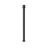 Crown Top Rope Stanchion with Fixed Base - Montour Line CXLineF - Crowd Control Warehouse