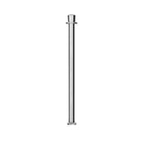 Crown Top Rope Stanchion with Fixed Base - Montour Line CXLineF - Crowd Control Warehouse