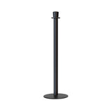 Crown Top Rope Stanchion with Low Profile Base - Montour Line CXLine - Crowd Control Warehouse