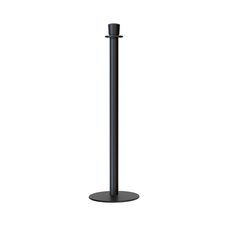 Crown Top Rope Stanchion with Low Profile Base - Montour Line CXLine - Crowd Control Warehouse