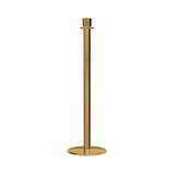 Crown Top Rope Stanchion with Low Profile Base - Montour Line CXLine - Crowd Control Warehouse