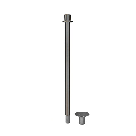 Crown Top Rope Stanchion with Removable Base - Montour Line CXlineR - Crowd Control Warehouse