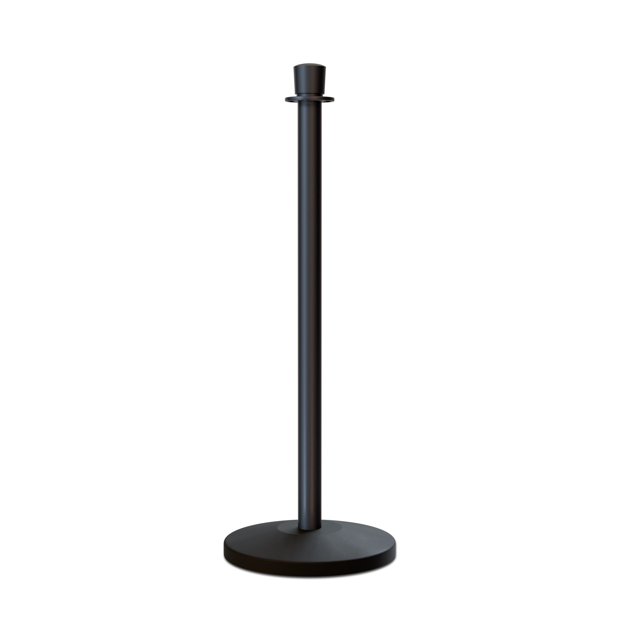 Crown Top Rope Stanchion with Sloped Base - Montour Line CLine - Crowd Control Warehouse