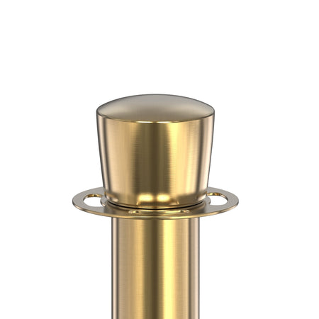 Crown Top Rope Stanchion with Sloped Base - Montour Line CLine - Crowd Control Warehouse