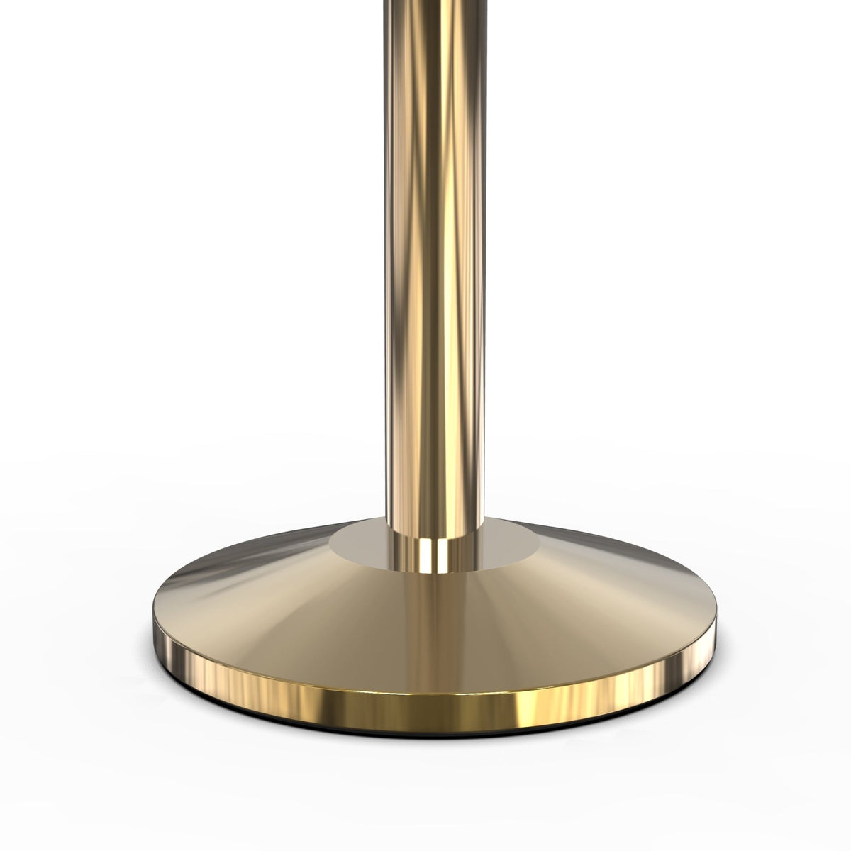 Crown Top Rope Stanchion with Sloped Base - Montour Line CLine - Crowd Control Warehouse