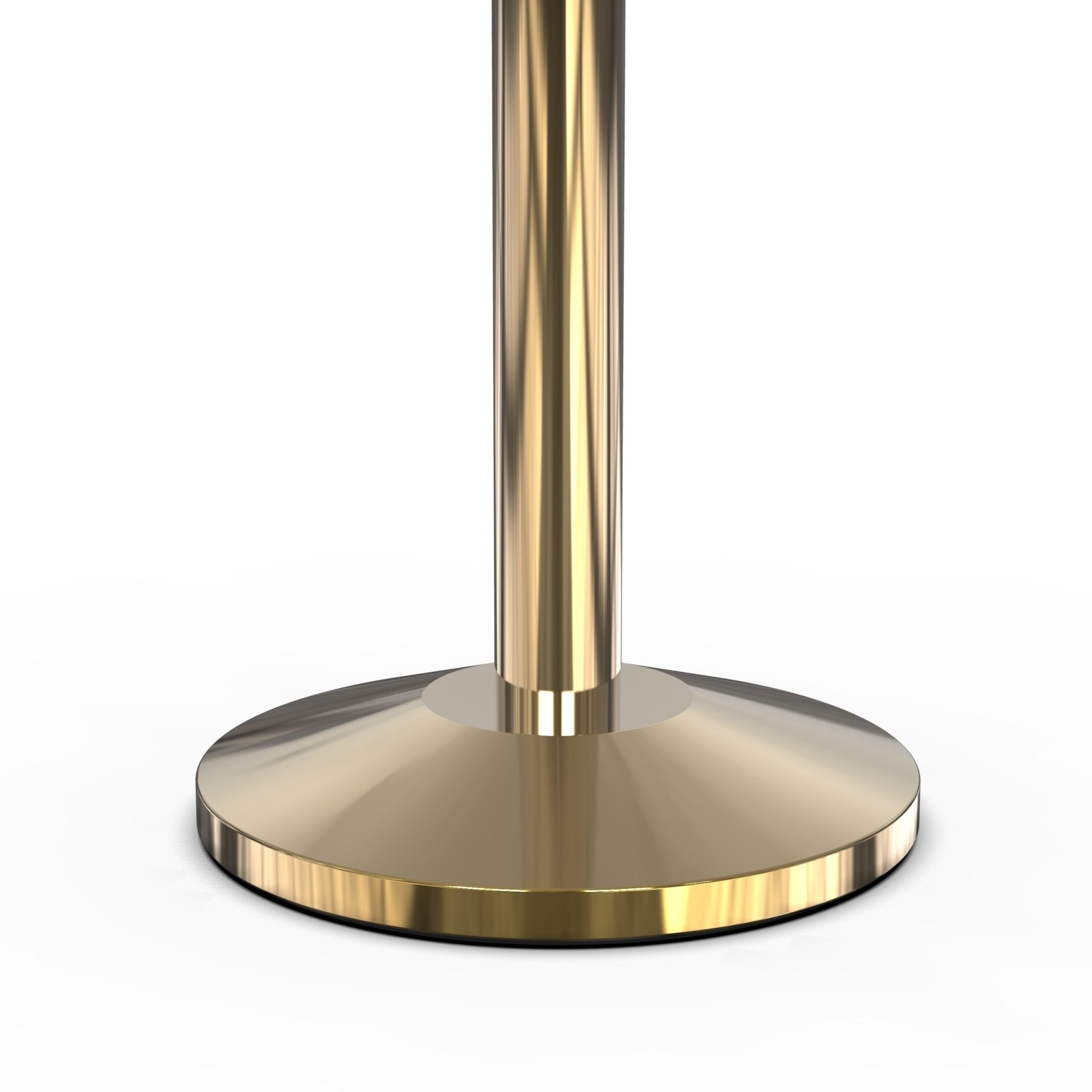 Crown Top Rope Stanchion with Sloped Base - Montour Line CLine - Crowd Control Warehouse