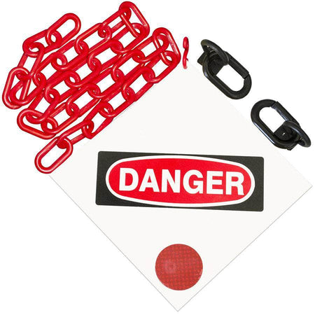 DANGER' Sign Kit - Crowd Control Warehouse