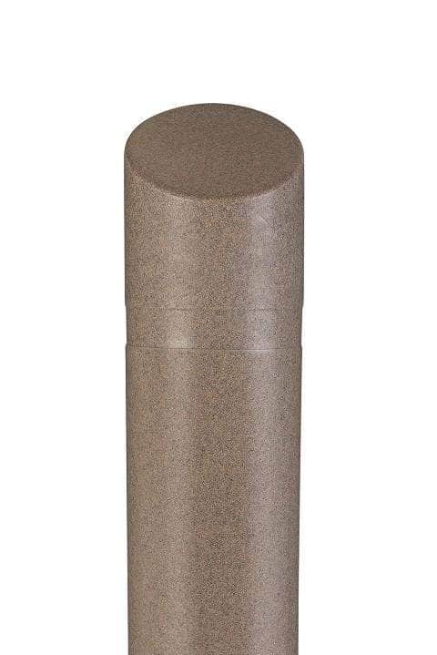 Decorative Slant Top Bollard Cover - Tan Granite
