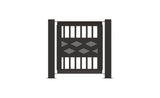Decorative Event Fence Panel - Band Pattern - Crowd Control Warehouse