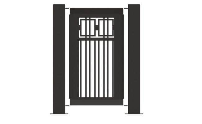 Decorative Event Fence Panel - Box Pattern - Crowd Control Warehouse