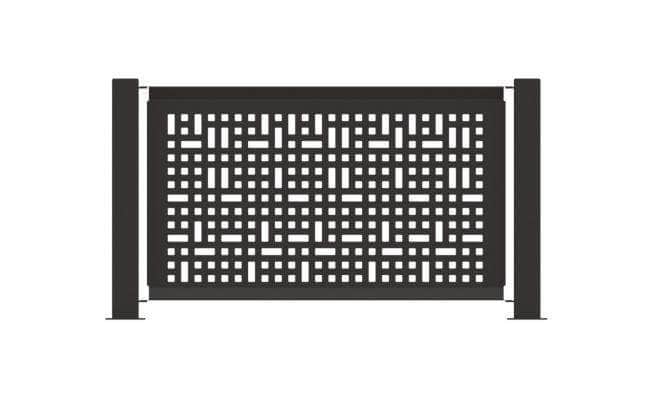 Decorative Event Fence Panel - SG Pattern - Crowd Control Warehouse