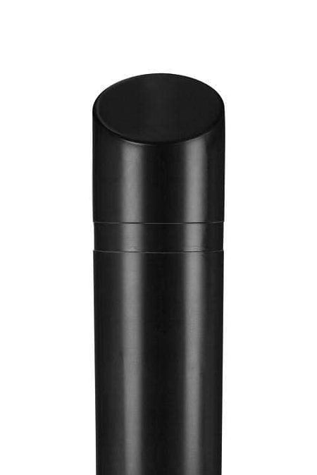 Decorative Slant Top Bollard Cover - Black - Crowd Control Warehouse