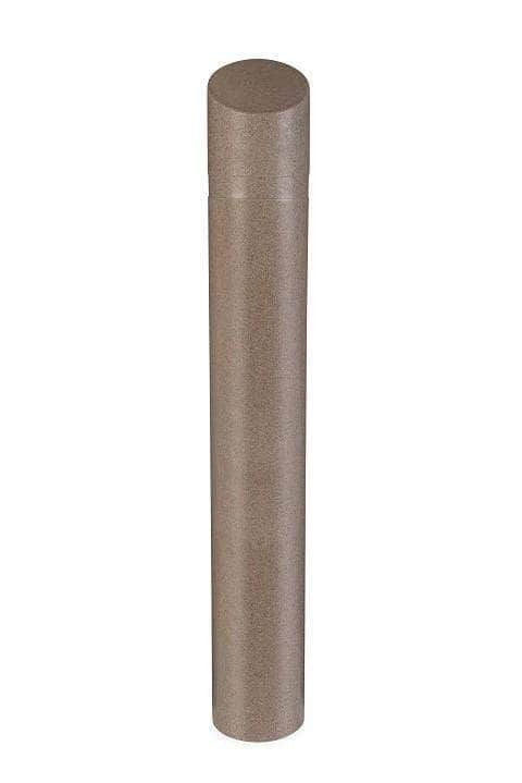 Decorative Slant Top Bollard Cover - Tan Granite - Crowd Control Warehouse