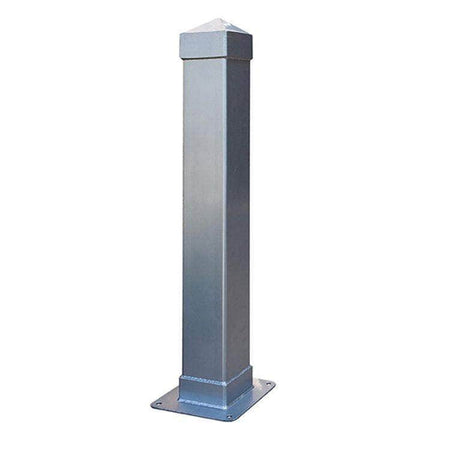 Dover Series Square Post Bollard - 3 Ft. or 4 Ft. - Crowd Control Warehouse