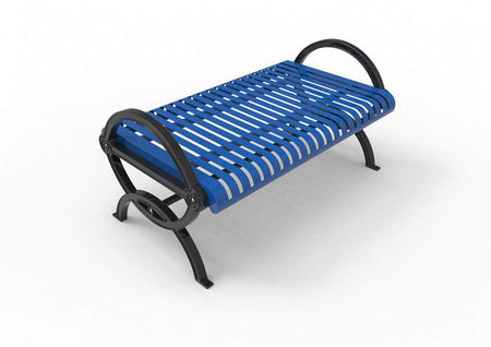 Durham Backless Park Bench - Crowd Control Warehouse
