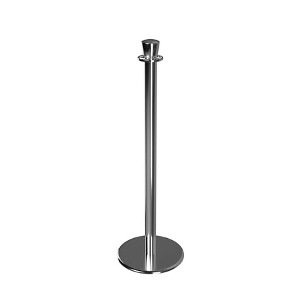 CCW Series Metal 310U Compatible Crown Top Flat Base Post & Rope Stanchion