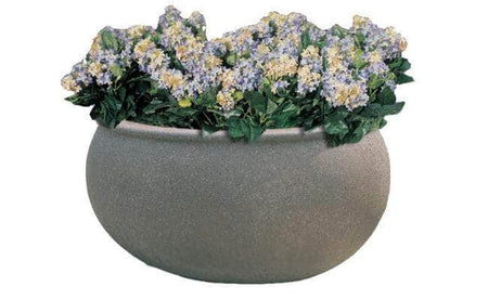Elliptical Concrete Planter - Crowd Control Warehouse