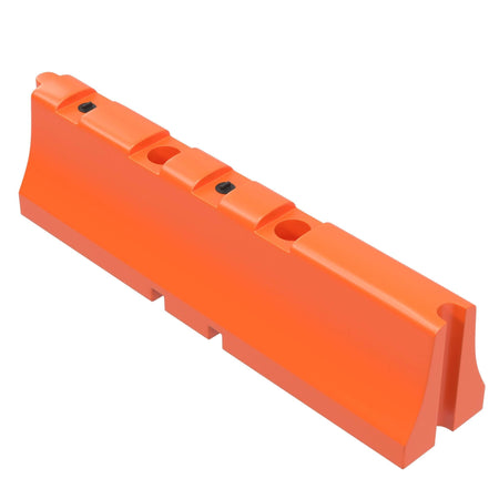 Extra Long Water/Sand Fillable Traffic Barrier - 31 in. H x 120 in. L x 24 in. W, 50 lbs - Crowd Control Warehouse