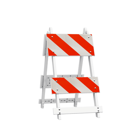 Fibercade Type I and Type II Traffic Barricades - Crowd Control Warehouse