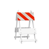 Fibercade Type I and Type II Traffic Barricades - Crowd Control Warehouse