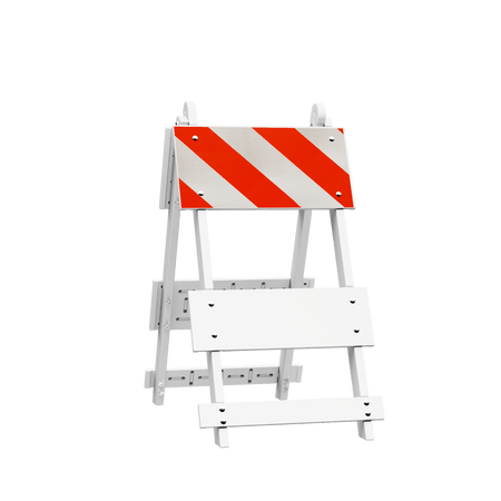 Fibercade Type I and Type II Traffic Barricades - Crowd Control Warehouse