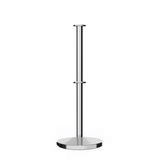 Flat Top Dual Rope Stanchion with Cast Iron Base - Montour Line CILineD - Crowd Control Warehouse