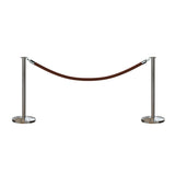 Flat Top Post and Rope Stanchion Kit - Montour Line - Crowd Control Warehouse