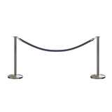 Flat Top Post and Rope Stanchion Kit - Montour Line - Crowd Control Warehouse