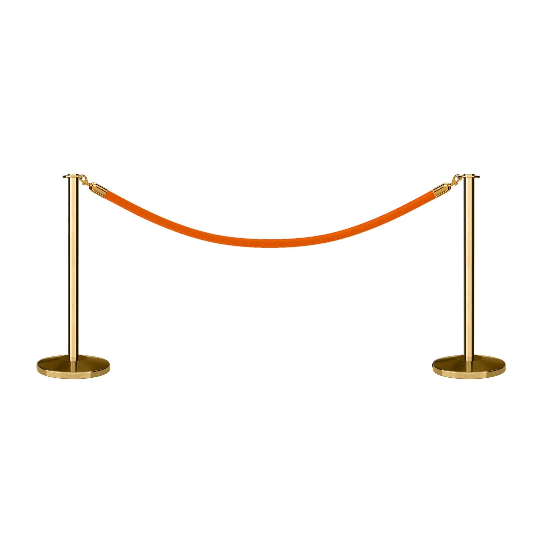 Flat Top Post and Rope Stanchion Kit - Montour Line - Crowd Control Warehouse