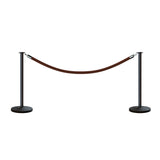 Flat Top Post and Rope Stanchion Kit - Montour Line - Crowd Control Warehouse