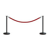 Flat Top Post and Rope Stanchion Kit - Montour Line - Crowd Control Warehouse