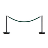 Flat Top Post and Rope Stanchion Kit - Montour Line - Crowd Control Warehouse