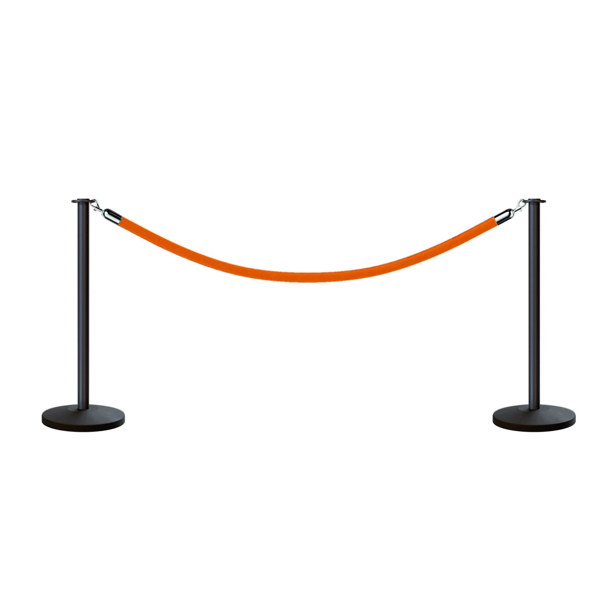 Flat Top Post and Rope Stanchion Kit - Montour Line - Crowd Control Warehouse