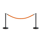 Flat Top Post and Rope Stanchion Kit - Montour Line - Crowd Control Warehouse
