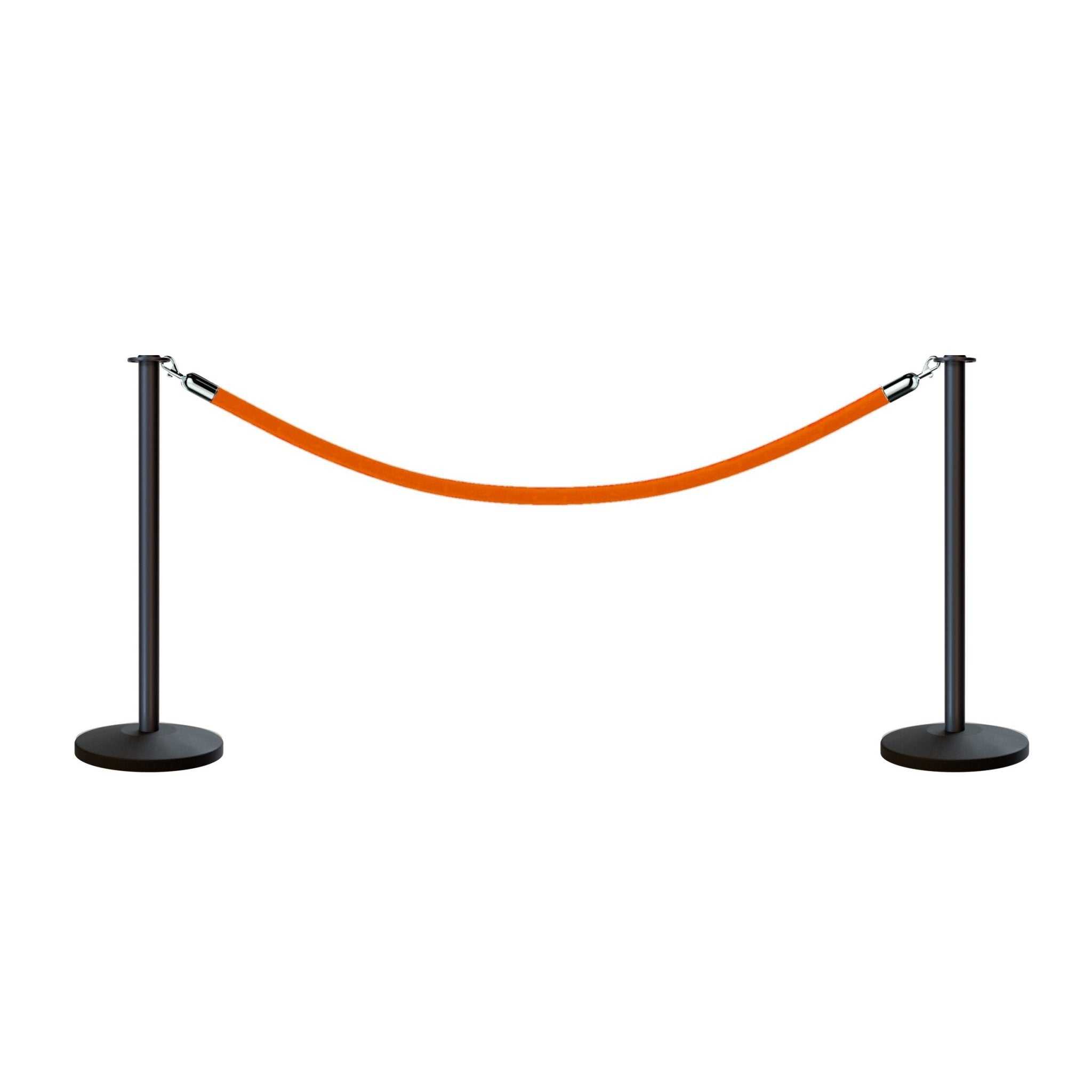 Flat Top Post and Rope Stanchion Kit - Montour Line - Crowd Control Warehouse
