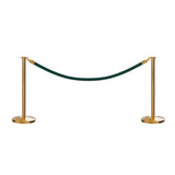 Flat Top Post and Rope Stanchion Kit - Montour Line - Crowd Control Warehouse