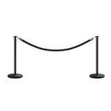 Flat Top Post and Rope Stanchion Kit - Montour Line - Crowd Control Warehouse