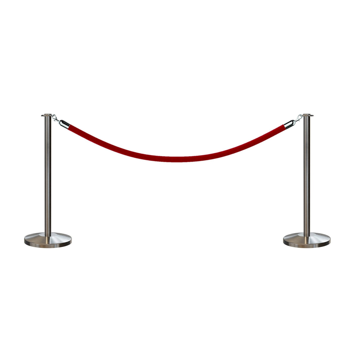Flat Top Post and Rope Stanchion Kit - Montour Line - Crowd Control Warehouse