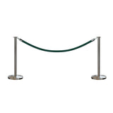 Flat Top Post and Rope Stanchion Kit - Montour Line - Crowd Control Warehouse