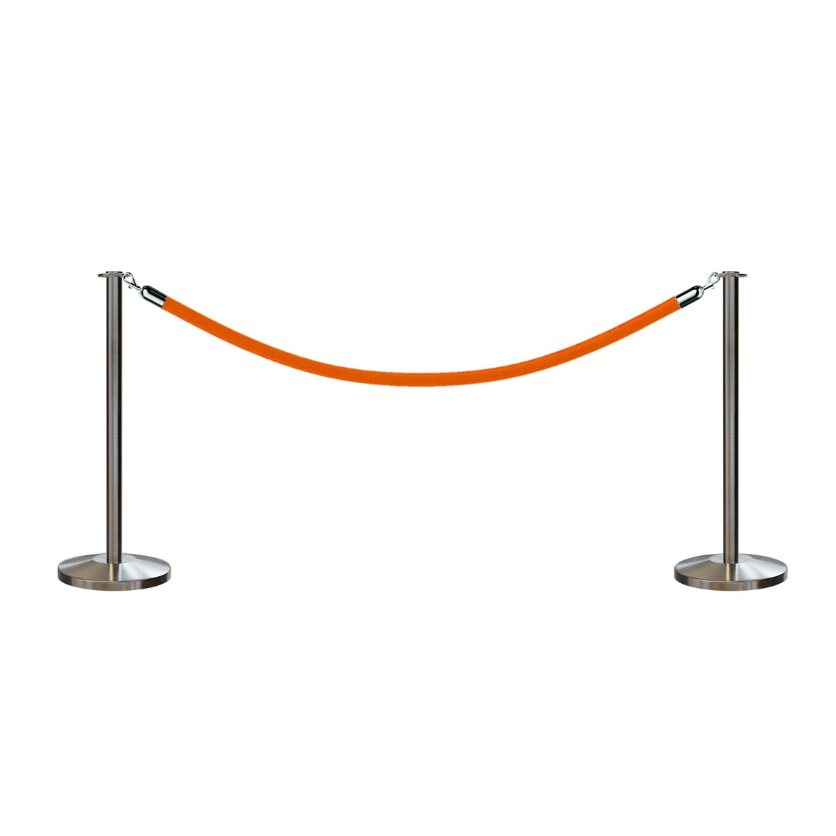 Flat Top Post and Rope Stanchion Kit - Montour Line - Crowd Control Warehouse
