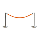 Flat Top Post and Rope Stanchion Kit - Montour Line - Crowd Control Warehouse