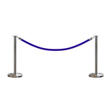 Flat Top Post and Rope Stanchion Kit - Montour Line - Crowd Control Warehouse