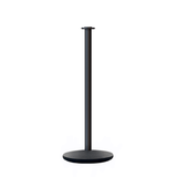 Flat Top Post and Rope Stanchion with Cast Iron Base - Montour Line CILine - Crowd Control Warehouse