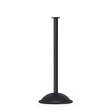 Flat Top Post and Rope Stanchion with Dome Base - Montour Line CDLine - Crowd Control Warehouse