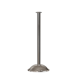 Flat Top Post and Rope Stanchion with Dome Base - Montour Line CDLine - Crowd Control Warehouse