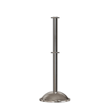 Flat Top Post and Rope Stanchion with Dome Base - Montour Line CDLineD - Crowd Control Warehouse