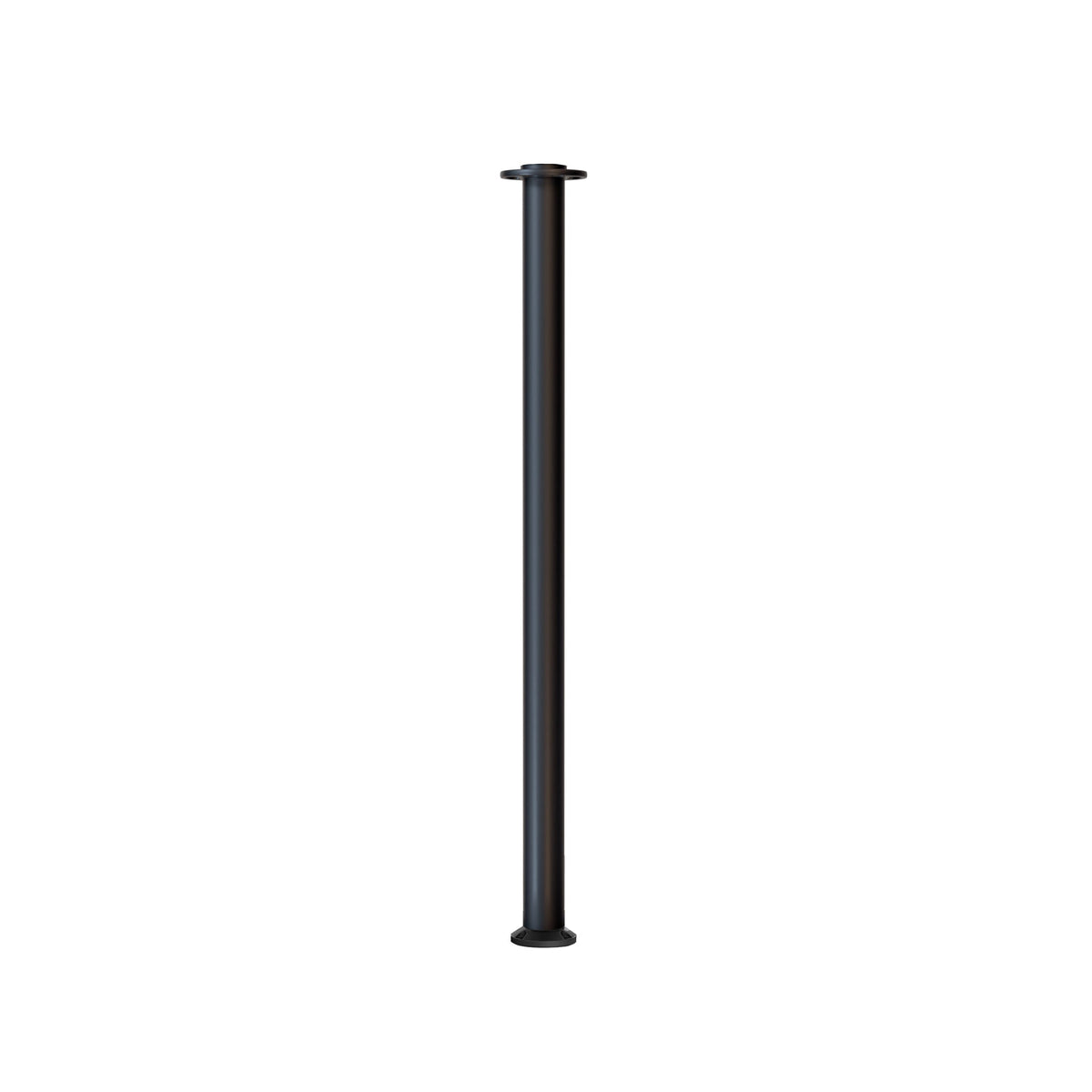 Flat Top Rope Stanchion with Fixed Base - Montour Line CXLineF - Crowd Control Warehouse