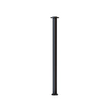 Flat Top Rope Stanchion with Fixed Base - Montour Line CXLineF - Crowd Control Warehouse