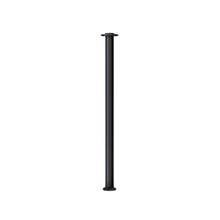 Flat Top Rope Stanchion with Fixed Base - Montour Line CXLineF - Crowd Control Warehouse